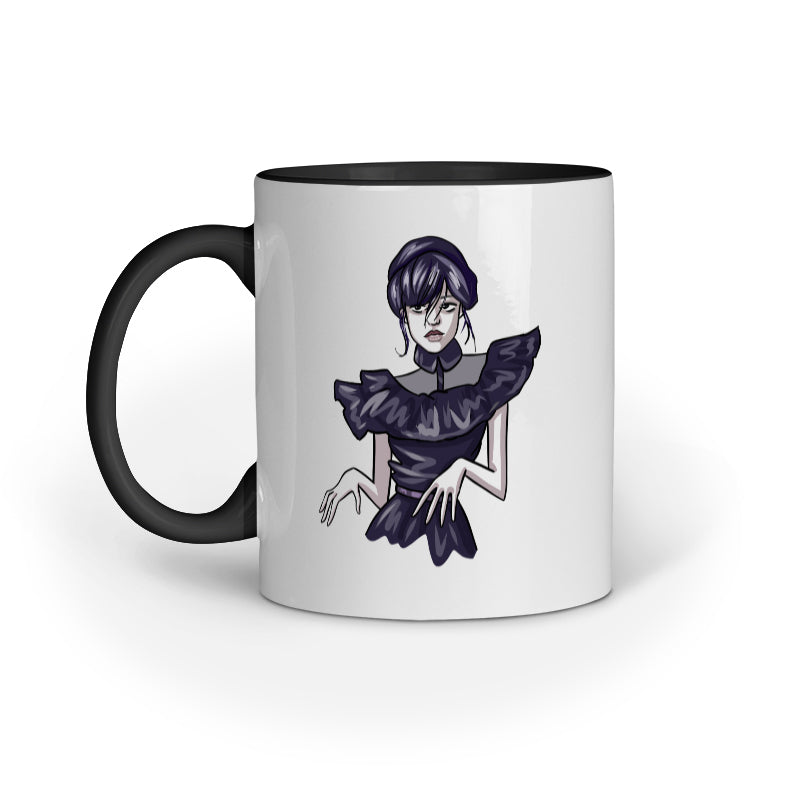 Wednesday Addams Mug: Enigmatic Design for Addams Family Fans