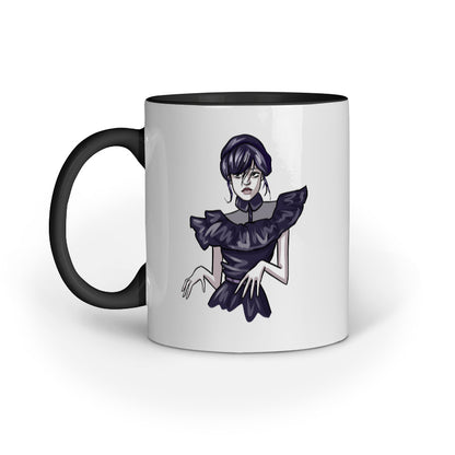 Wednesday Addams Mug: Enigmatic Design for Addams Family Fans