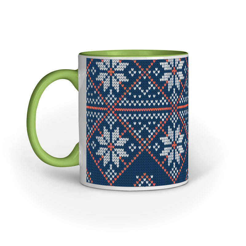 Kaleidoscope Pattern Printed Mugs
