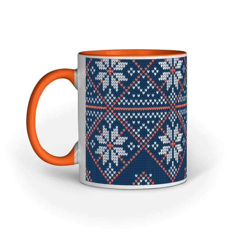 Kaleidoscope Pattern Printed Mugs