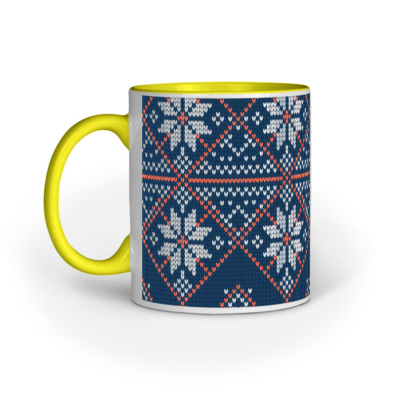 Kaleidoscope Pattern Printed Mugs