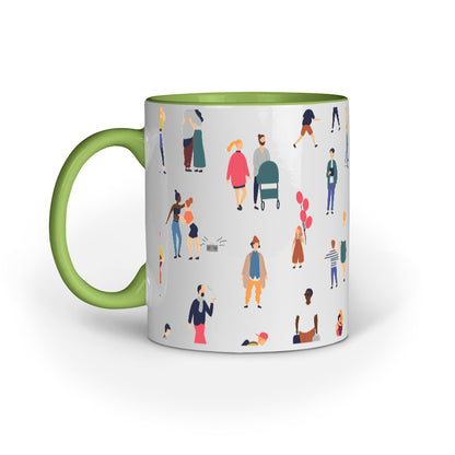 Family Walk Mug: Celebrating Diversity and Unity in Every Step