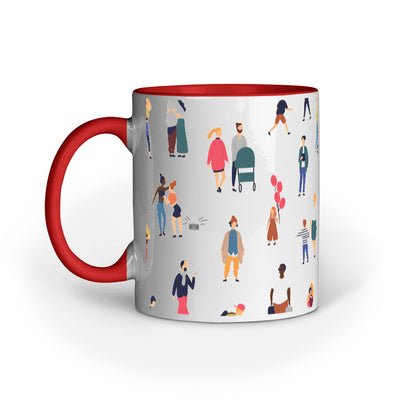 Family Walk Mug: Celebrating Diversity and Unity in Every Step