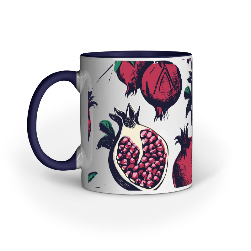 Pomegranate Palette Mug: A Burst of Colorful Delight