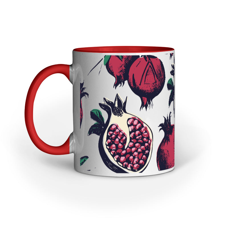 Pomegranate Palette Mug: A Burst of Colorful Delight
