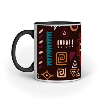 Tribal Motif Mug: Ancient Artistry in Modern Sips