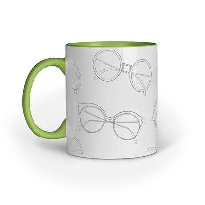 Glasses Galore Design Mug: Sip in Style and Sophistication