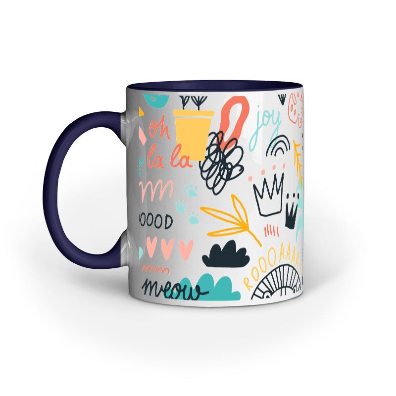 Eclectic Patterns Printed Mugs