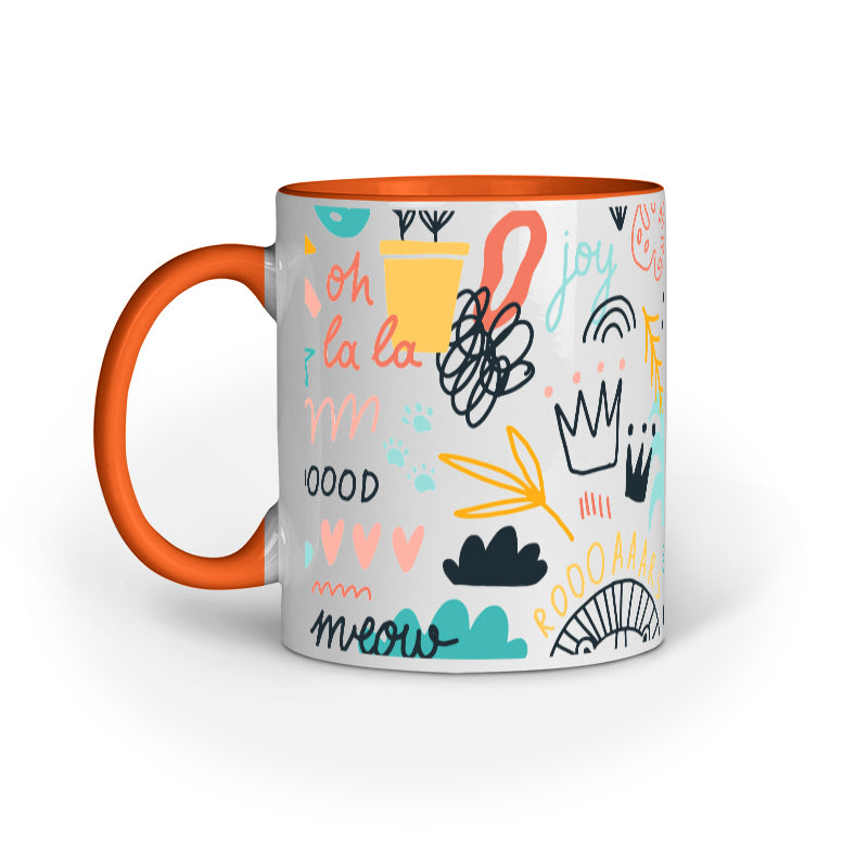 Eclectic Patterns Printed Mugs