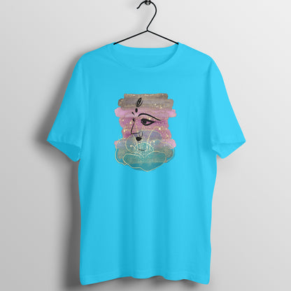 Omnipresent Goddess Durga Men's T-Shirt - Across 3 Realms Design