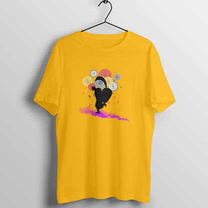 Dhaki Dance Men's T-Shirt - Celebrate Durga Puja in Style