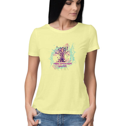 Durga Goddess Women's Empowerment Printed T-Shirt - Ignite Your Fire