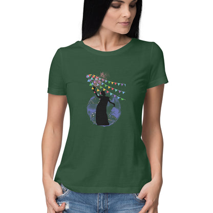 Durga Puja Festivities Women's T-Shirt - Celebrate in Style