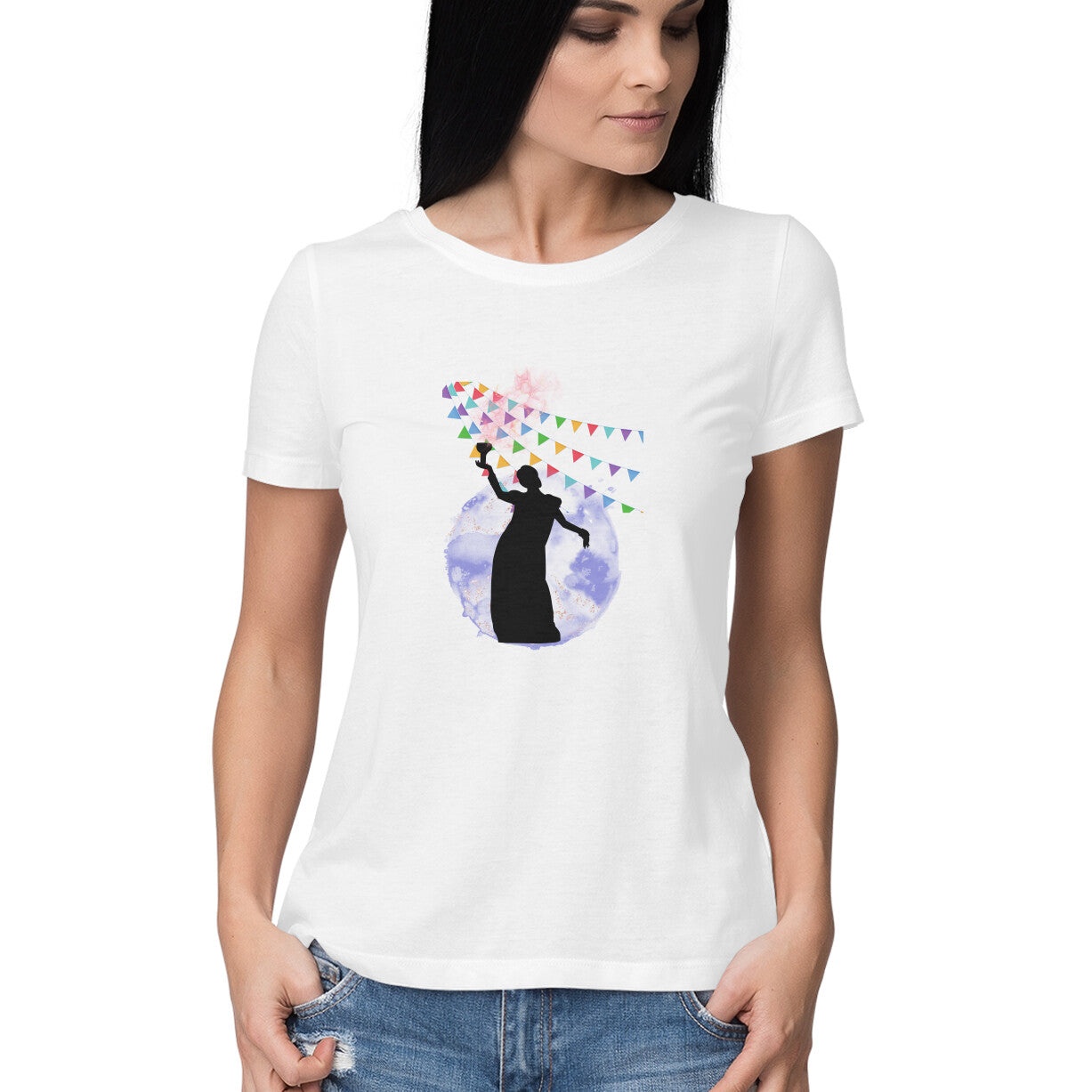 Durga Puja Festivities Women's T-Shirt - Celebrate in Style