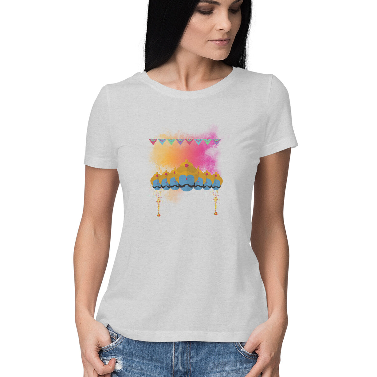 Dussehra Celebrations Women's Printed T-Shirt