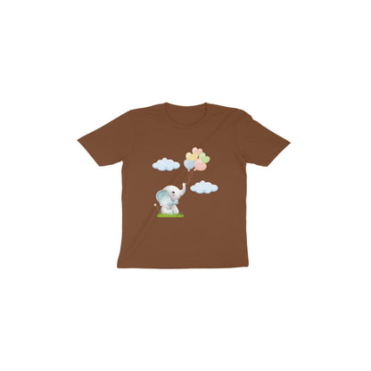 Adorable Elephant Toddler Tee: Playful Balloon Adventures