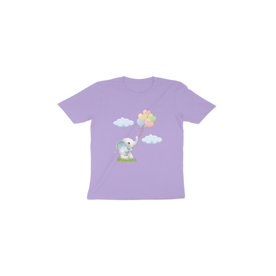 Adorable Elephant Toddler Tee: Playful Balloon Adventures