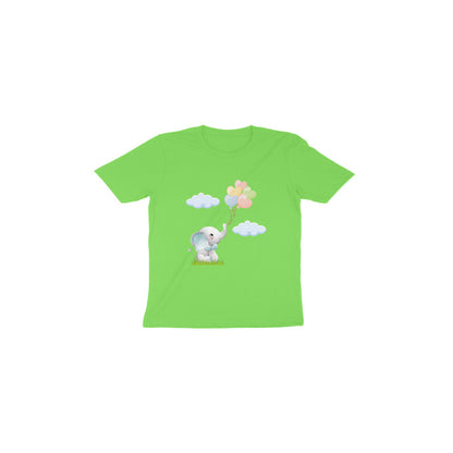 Adorable Elephant Toddler Tee: Playful Balloon Adventures