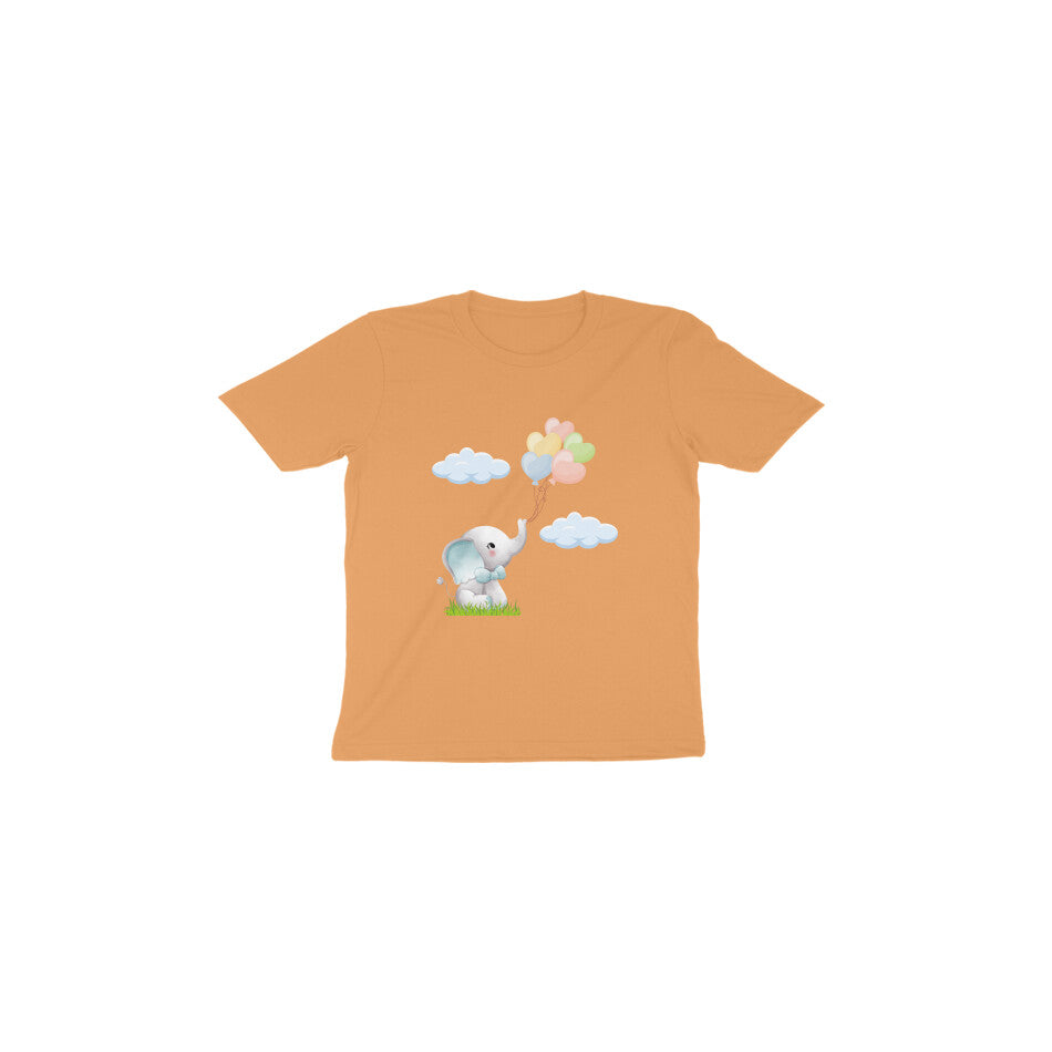 Adorable Elephant Toddler Tee: Playful Balloon Adventures