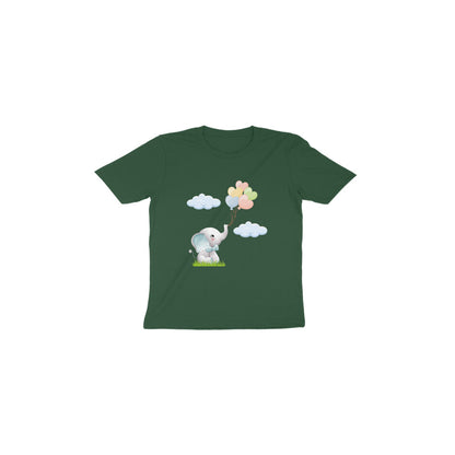 Adorable Elephant Toddler Tee: Playful Balloon Adventures