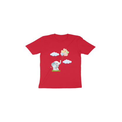 Adorable Elephant Toddler Tee: Playful Balloon Adventures