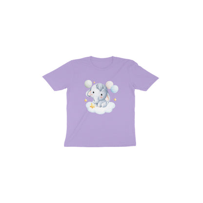 Adorable Baby Elephant and Balloons Toddler Tee