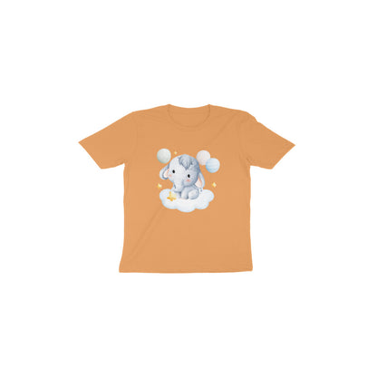 Adorable Baby Elephant and Balloons Toddler Tee