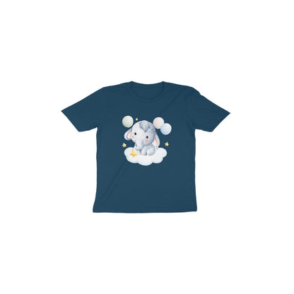 Adorable Baby Elephant and Balloons Toddler Tee