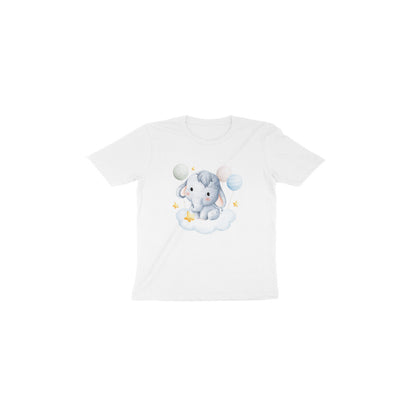 Adorable Baby Elephant and Balloons Toddler Tee