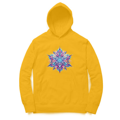 Psychedelic Snowflake Unisex Hoodie - Winter Wonderland Collection