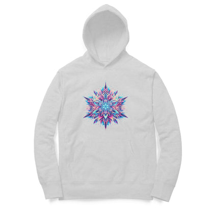 Psychedelic Snowflake Unisex Hoodie - Winter Wonderland Collection