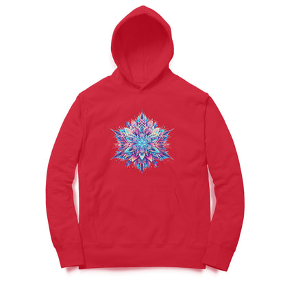 Psychedelic Snowflake Unisex Hoodie - Winter Wonderland Collection