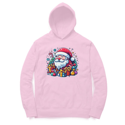 Santa's Arrival Unisex Printed Hoodie - Festive Cheer Delivered