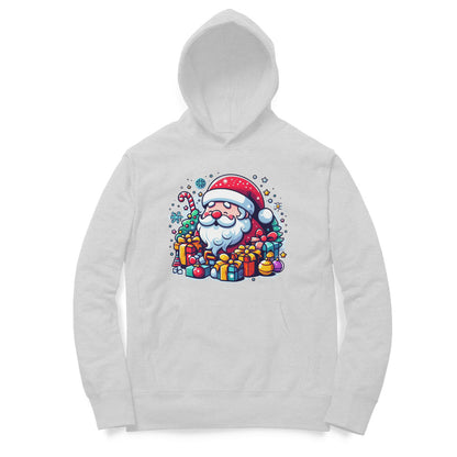 Santa's Arrival Unisex Printed Hoodie - Festive Cheer Delivered