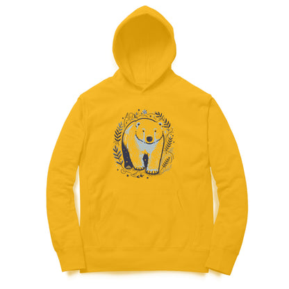 Arctic Explorer Unisex Printed Hoodie - Polar Bear Trek