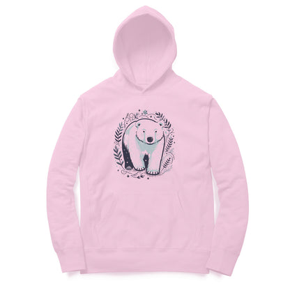 Arctic Explorer Unisex Printed Hoodie - Polar Bear Trek