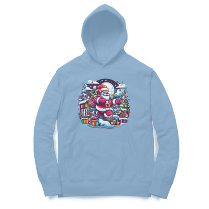 Santa's Workshop Unisex Printed Hoodie - Gift Sorting Edition