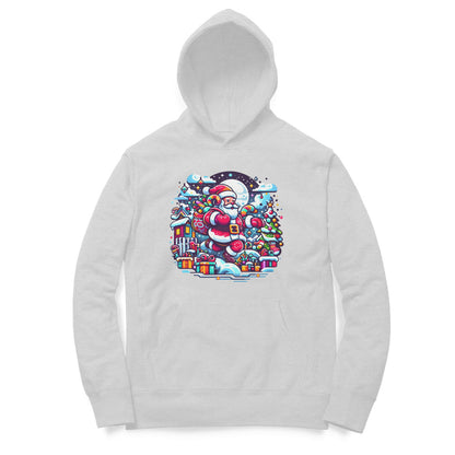 Santa's Workshop Unisex Printed Hoodie - Gift Sorting Edition