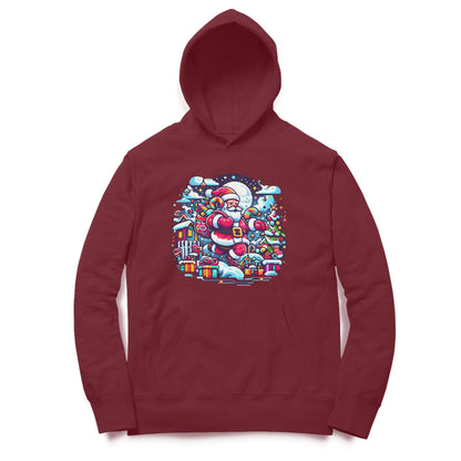 Santa's Workshop Unisex Printed Hoodie - Gift Sorting Edition