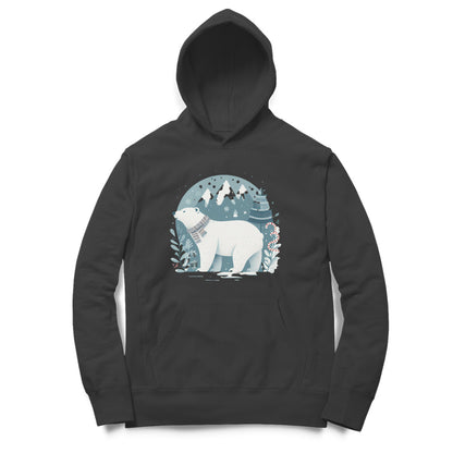 Arctic Chill Unisex Printed Hoodie - Polar Explorer Edition