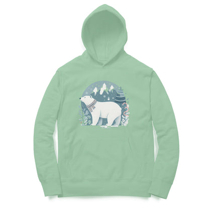 Arctic Chill Unisex Printed Hoodie - Polar Explorer Edition