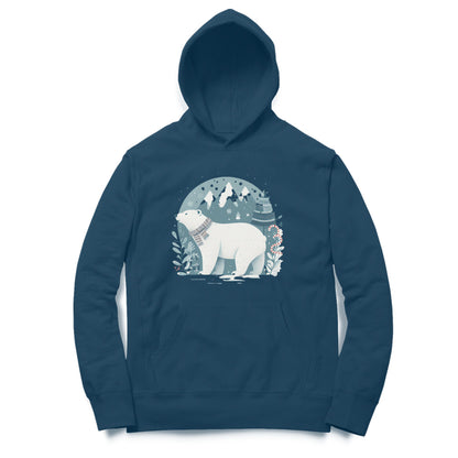 Arctic Chill Unisex Printed Hoodie - Polar Explorer Edition