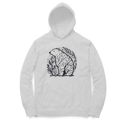 Polar Vision Unisex Printed Hoodie - Arctic Sketch Edition