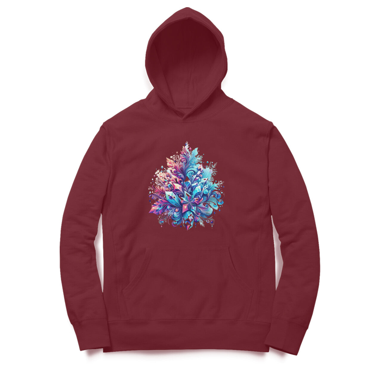 Snowflake Storm Unisex Printed Hoodie - Winter Wonderland Collection