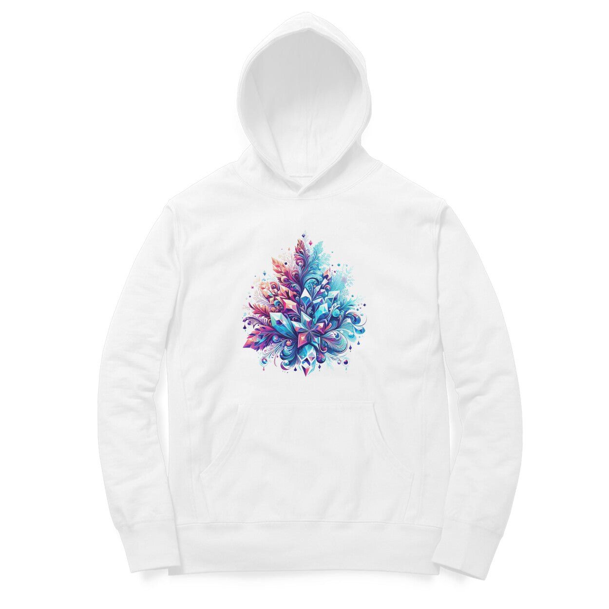 Snowflake Storm Unisex Printed Hoodie - Winter Wonderland Collection