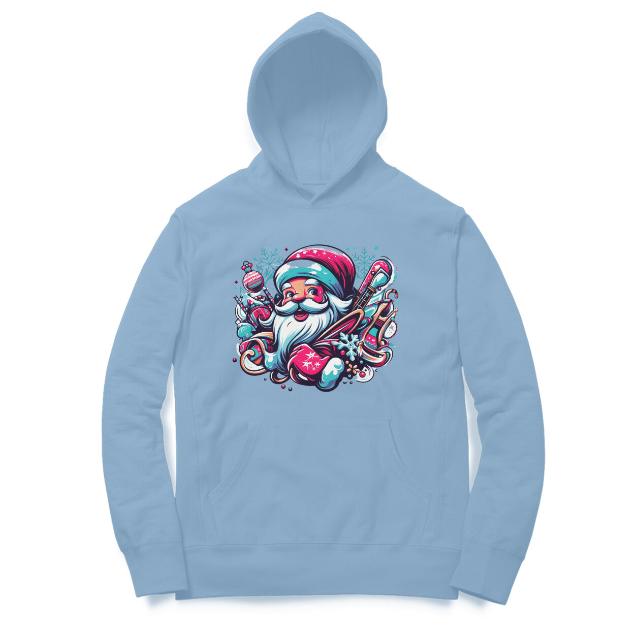 Santa's Delight Unisex Hoodie - Festive Cheer Collection