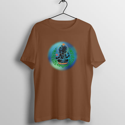 Janmashtami Special: Men's Round Neck T-Shirt with Adorable Baby Shri Krishna Design